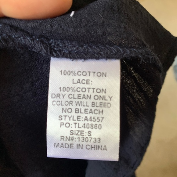 Baby doll blouse 100% cotton - Picture 4 of 4